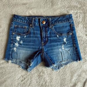 AEO 🦅 | Denim Midi Shorts | 6